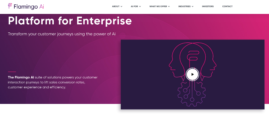 Flamingo AI website