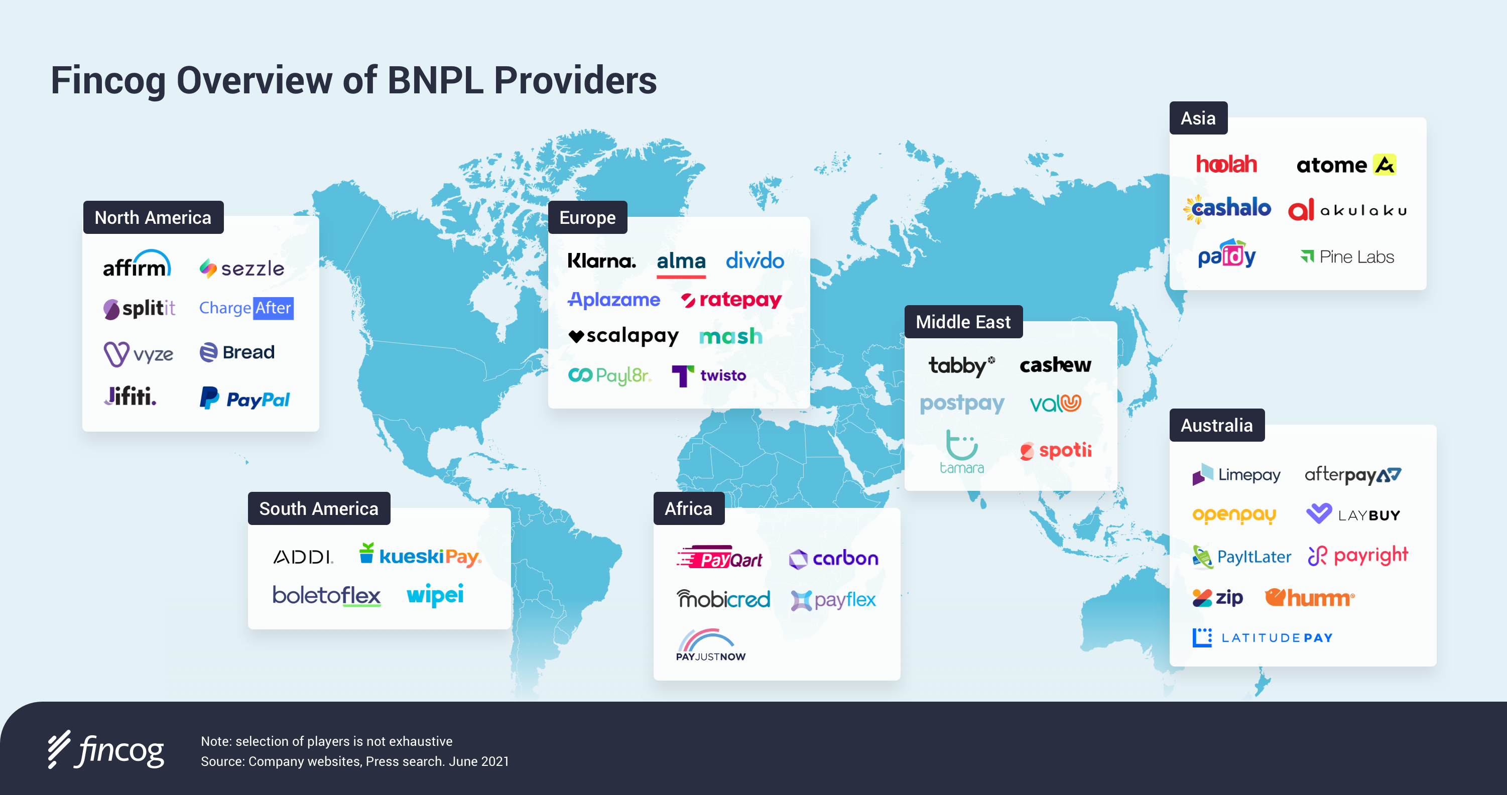Fincog Overview of BNPL Providers